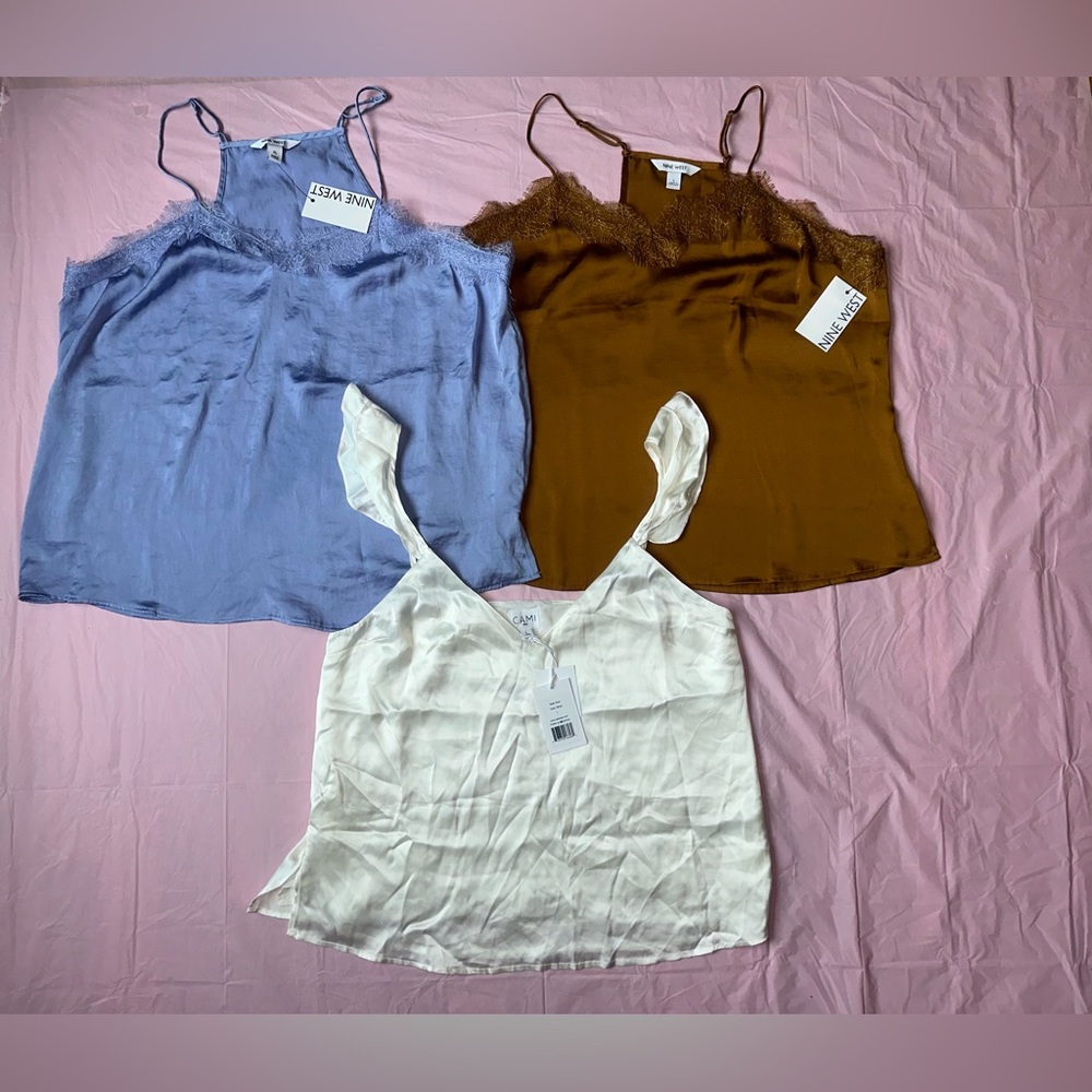 NINE WEST and CAMI SILK CAMISOL TOPS